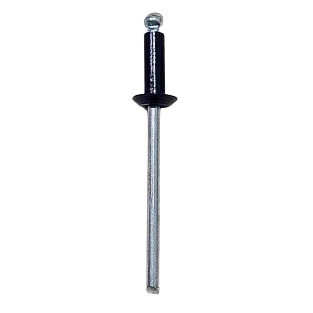 Rebite de Repuxo Pop Alumínio Preto 3,2 X 10mm - 20 Unidades