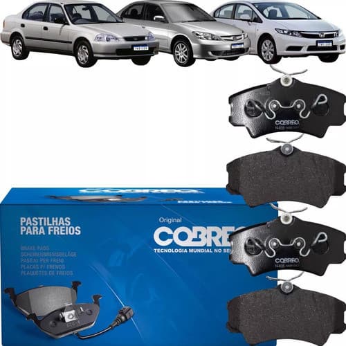 Pastilha Freio Dianteira Honda Civic 1.6 16v Lx 1999 A 2001