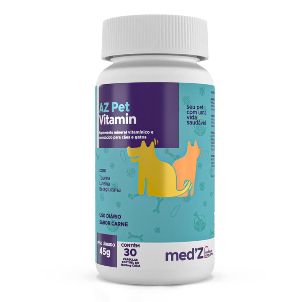 Az Pet Vitamin - Polivitaminico - Medz 30 Caps