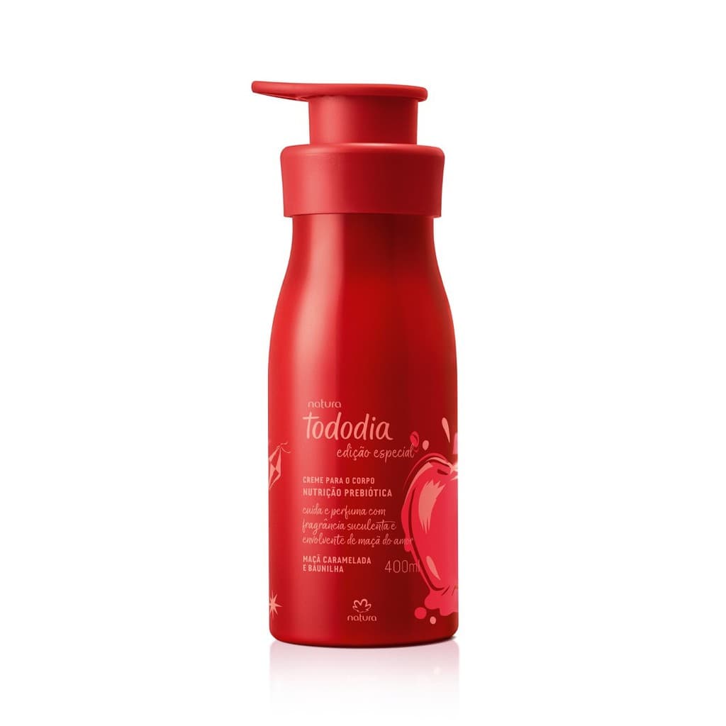 Creme Desodorante Nutritivo para o Corpo Tododia Maçã Caramelada e Baunilha