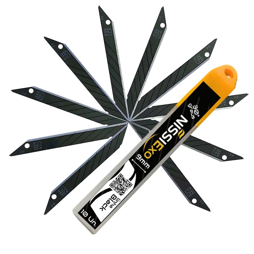 Lâmina Black 30° Aço Carbono P/ Estilete Pequeno – Corte Preciso