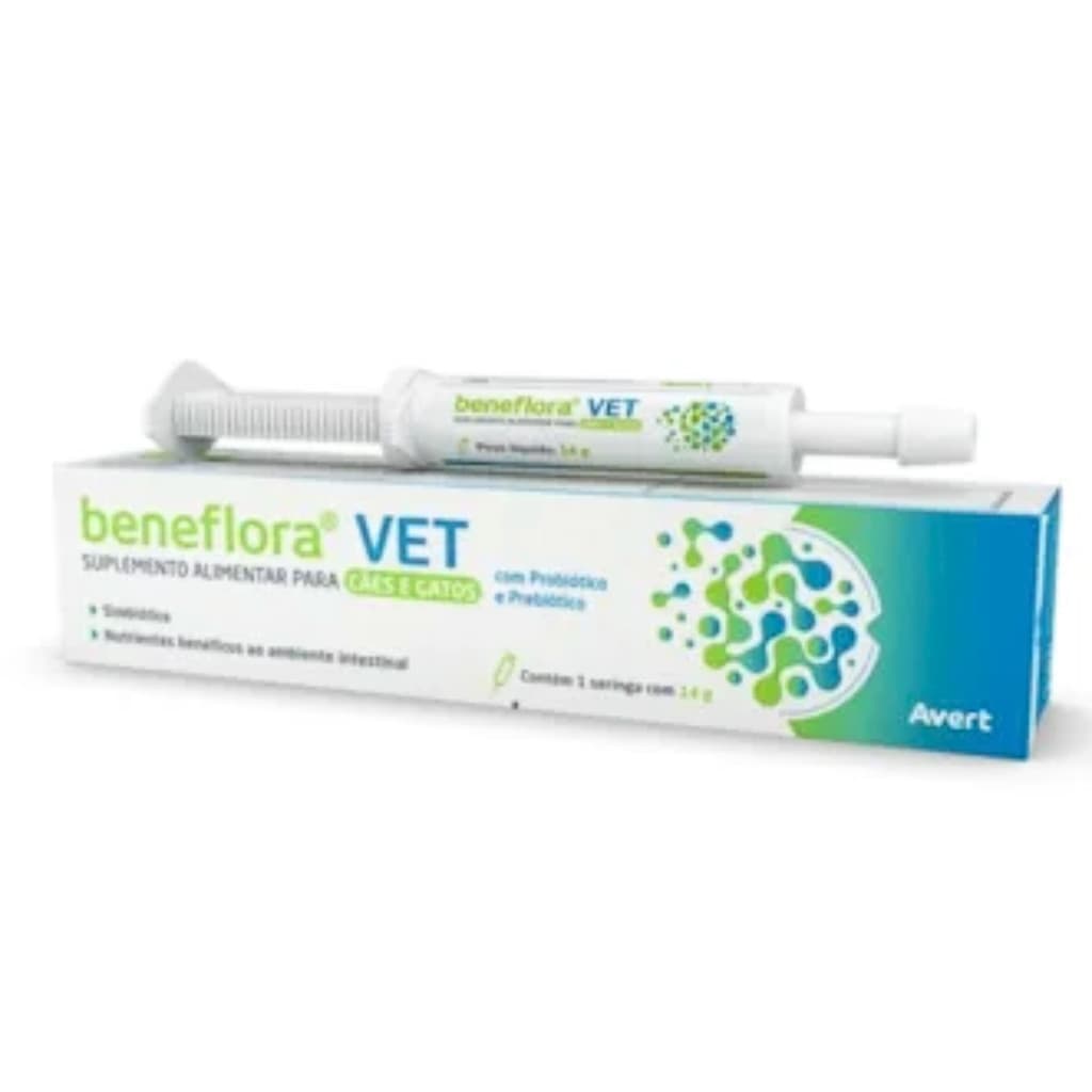 Beneflora Vet Suplemento Para Cães E Gatos Avert 14 g