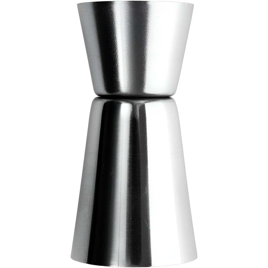Dosador Duplo Inox 25ml e 50ml para Medição de Bebidas