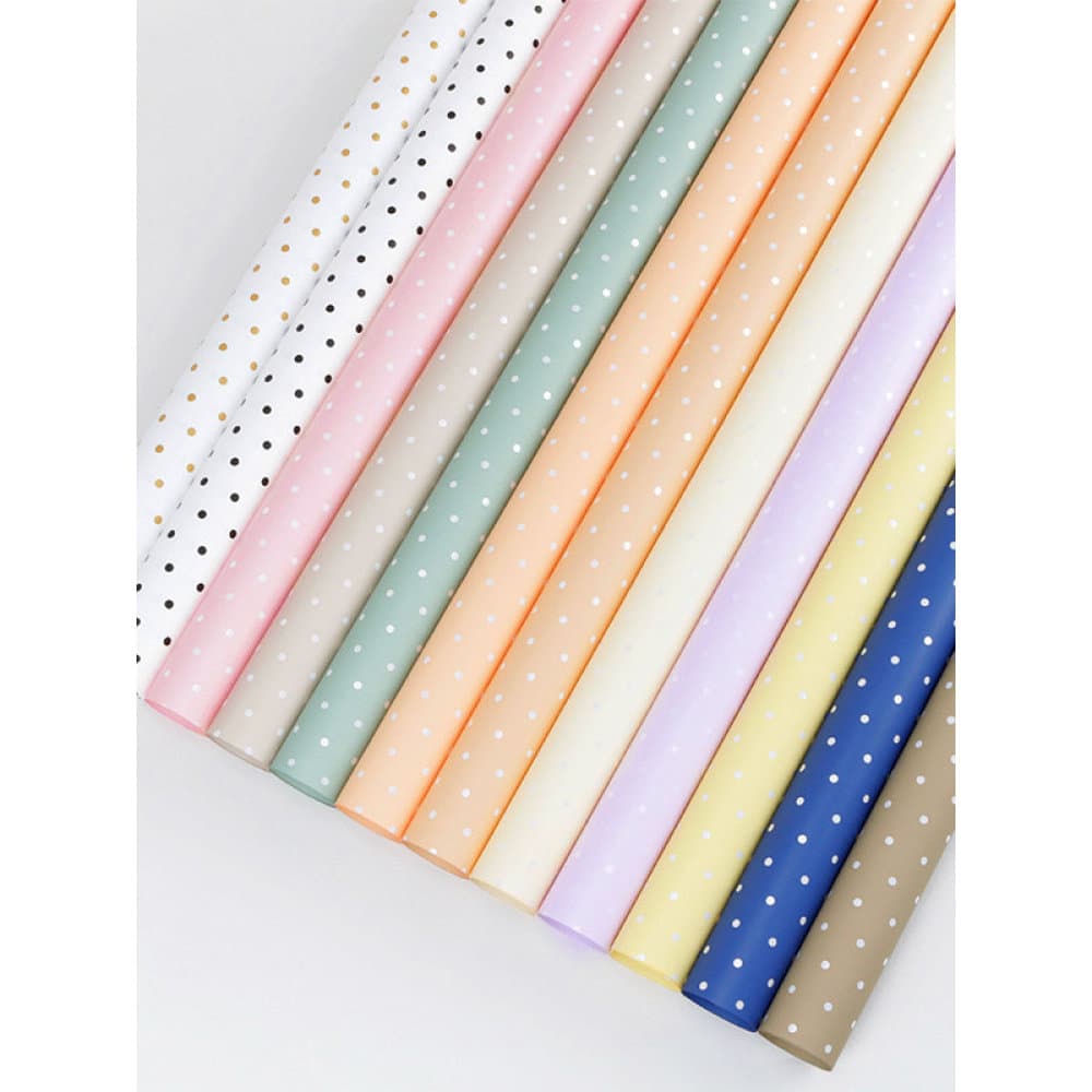 Influenciador à prova d'água, buquê de pontos pequenos, papel de embrulho, Material de flor, Cincia, presente Floral DY