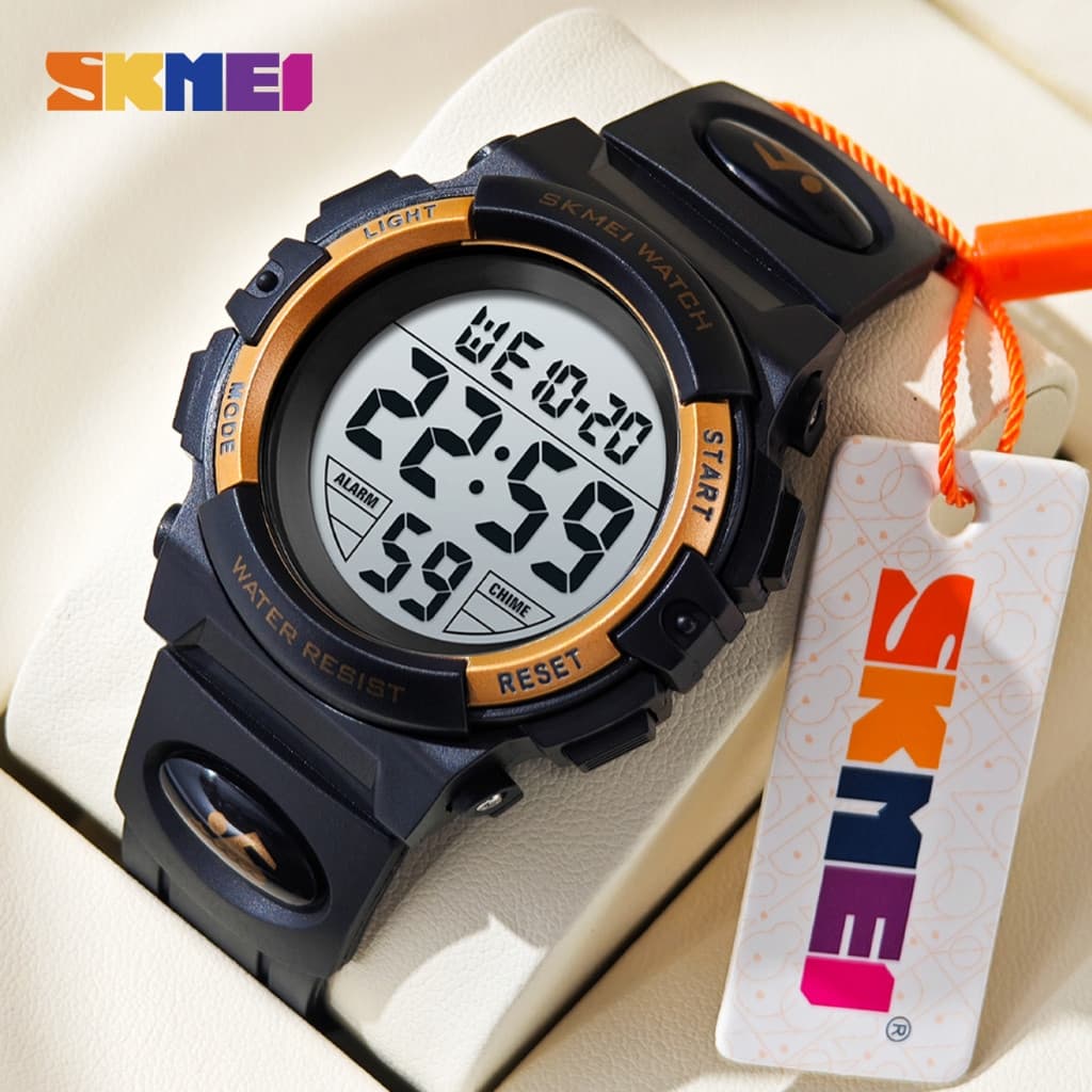 SKMEI 1266 Relógio De Pulso Digital LED Esportivo À Prova D'água Infantil