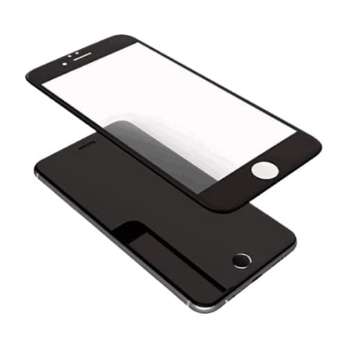 Película de Cerâmica Compatível com iPhone 6G 7G 8G SE 2020 Cor Preta Proteção Premium Anti Impacto Full Cover