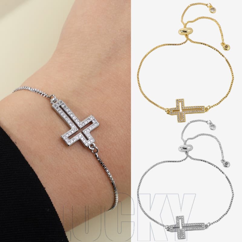 1/2/3 Unidades De Pulseiras Cruzadas De Zircônia-Joias Para Presentes Melhores Amigos-Pulseira Moderna-Acessórios Corean