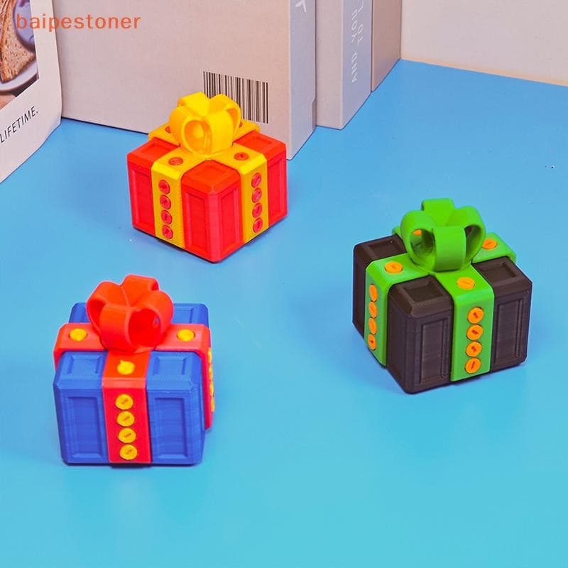 [baipestoner] 1 Peça Grande Caixa De Parafuso De Brincadeira De Aniversário Presente Impressa Em 3D Com Parafusos Recipi