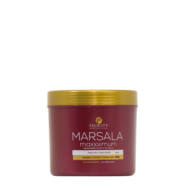 Mascara Tonalizante Marsala Felicity Professional 500g