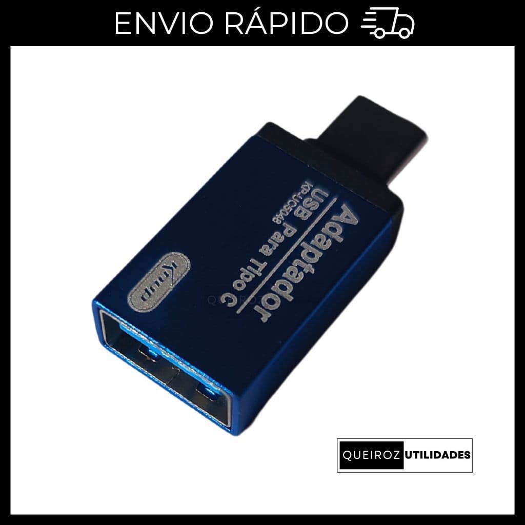 Desconto Adaptador OTG Transmissão de dados rápida Tipo-C para USB Knup