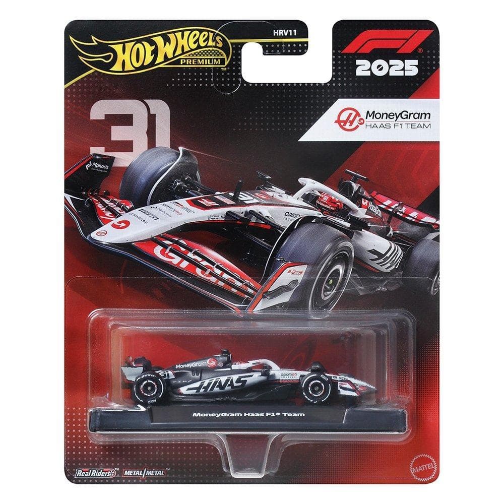 Carrinho Hot Wheels Racing Fórmula 1 Premium HRV11 Sortido
