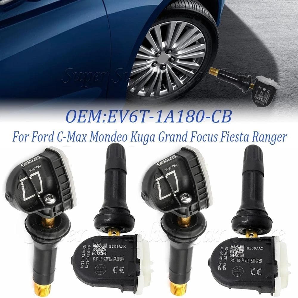 Sensor Do Sistema De Monitoramento De Pressão Dos Pneus TPMS Para Ford Ecosport Escape Fiesta Focus Kuga Mondeo Ranger E