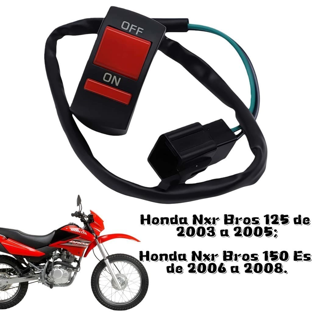 Punho Interruptor De Partida Bros 125 2003 2005 150 Es 06 08 Original mod