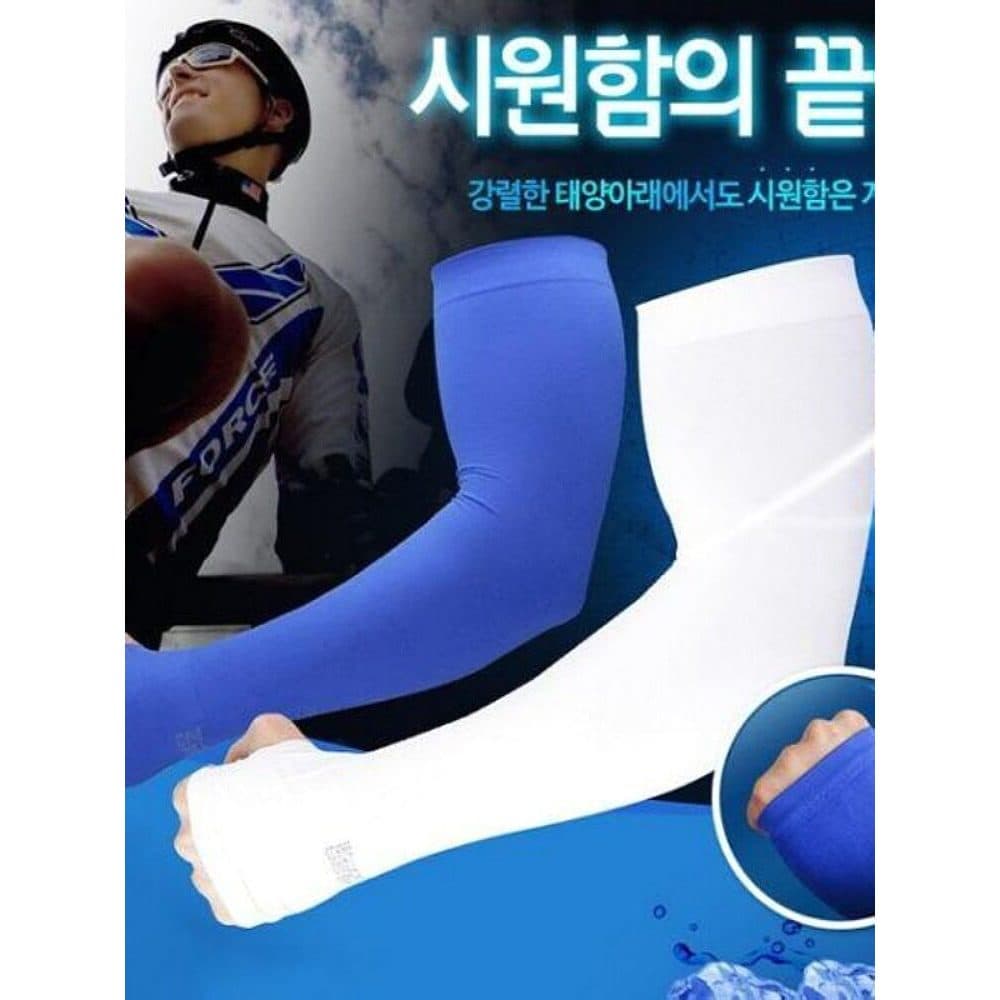 Coreia do sul importado protetor solar de refrigeração Anti-ultravioleta caminhadas manga de gelo condução ciclismo golf