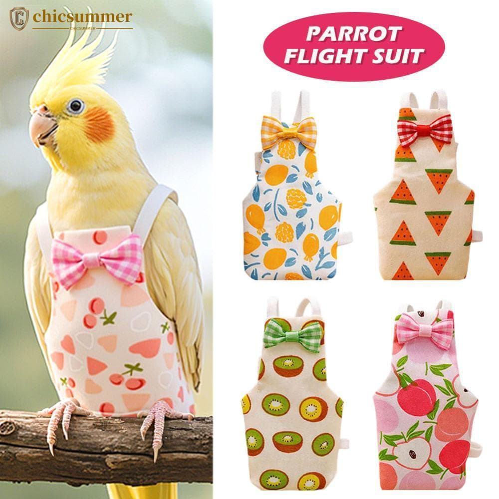 CHICSUMMER Papagaio Fralda Vôo Terno Roupas Pombo Pequeno Médio Grande Animal De Estimação Pássaro Periquito Sol Calopsi