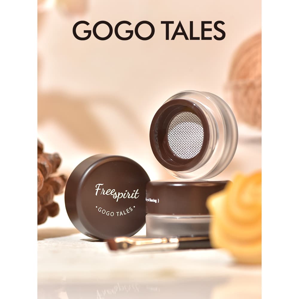 [Conjunto de 2 peças] GOGO TALES GOGO Dance Contorno Natural Almofada de ar Delineador multiuso não é fácil de borrar De