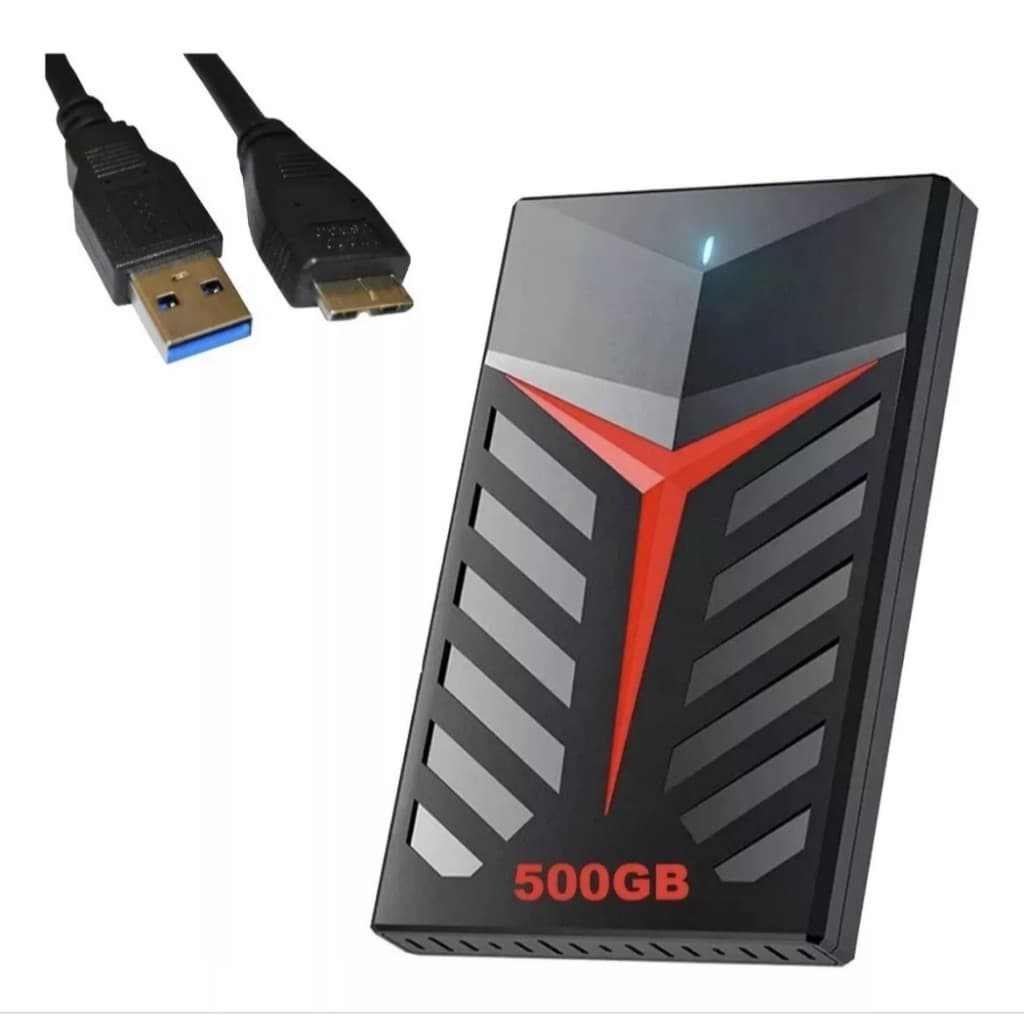 HD 500GB Externo para video Games - Playstation/XBOX