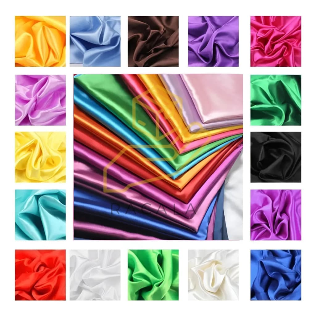 5m ou 10m Tecido Cetim Charmousse Premium Sem Lycra - Varias Cores