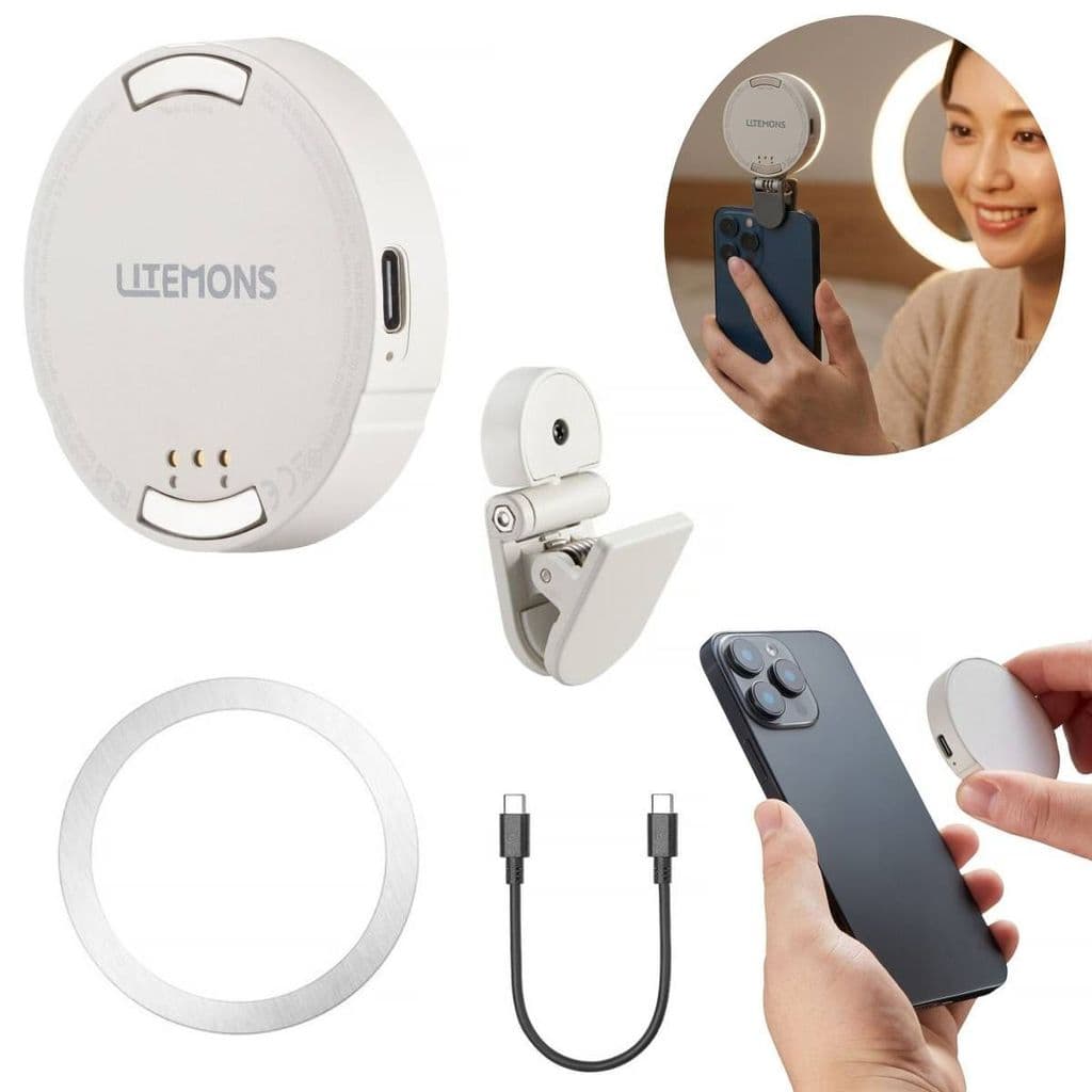 Luz Led Selfie Godox Magnética Recarregável Para Smartphone
