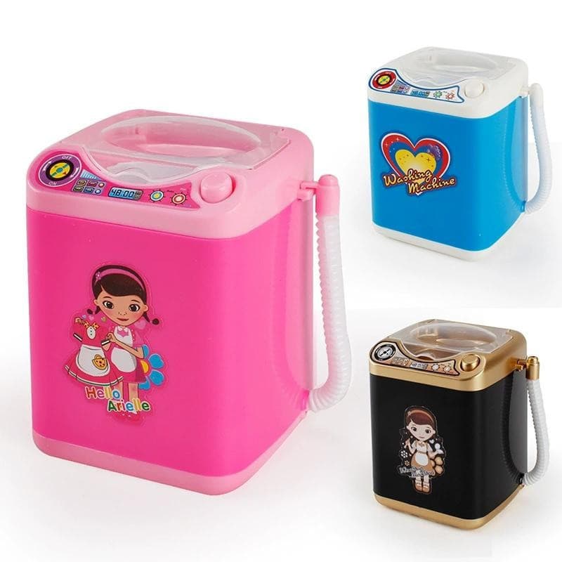 Mini Eletrodomésticos Elétricos Com Desidratação De Balde/Máquina De Lavar , Brinquedos Domésticos Simulados