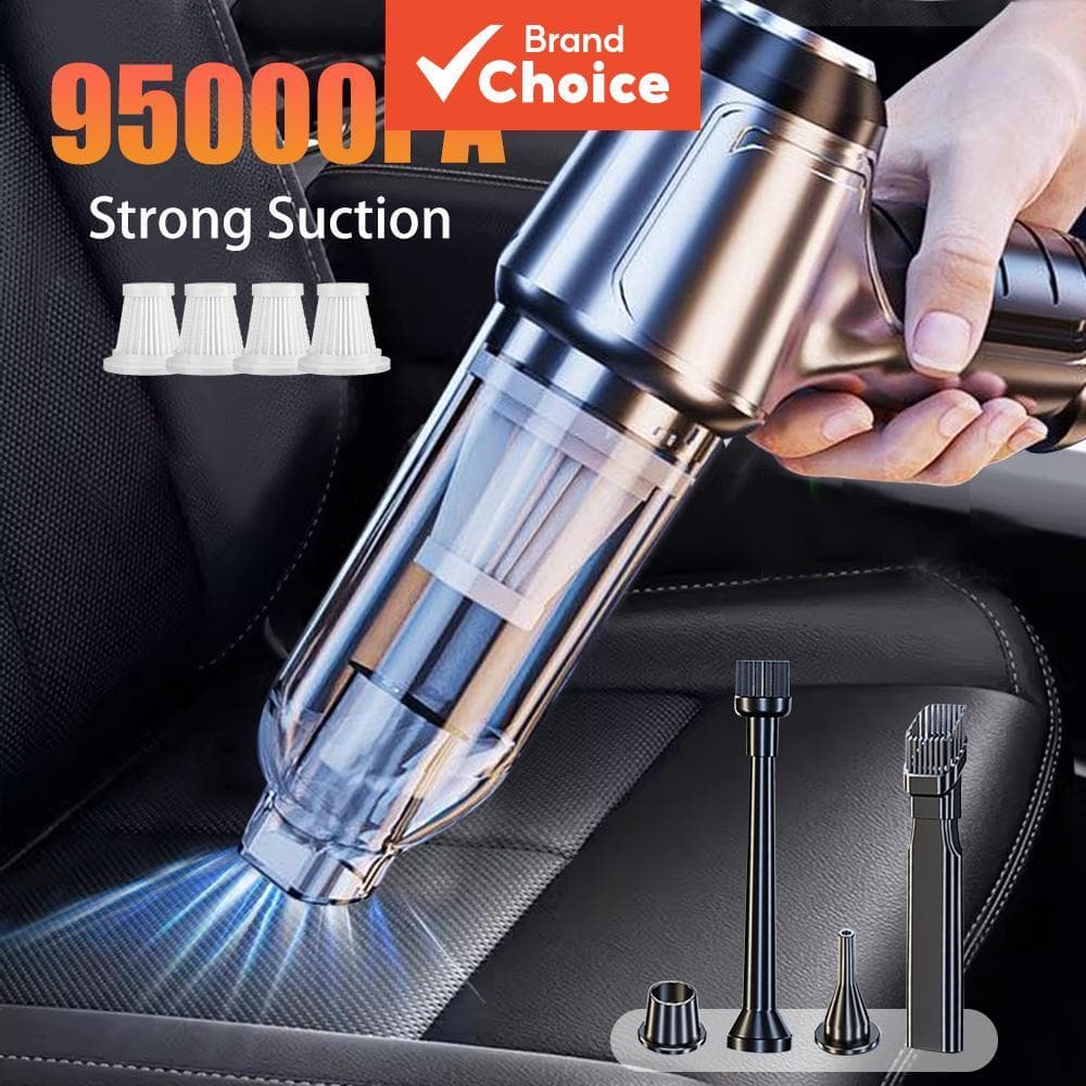 Aspirador de pó para carro SZUK 95000PA, máquina de limpeza potente sem fio, acessórios para carros, eletrodomésticos,