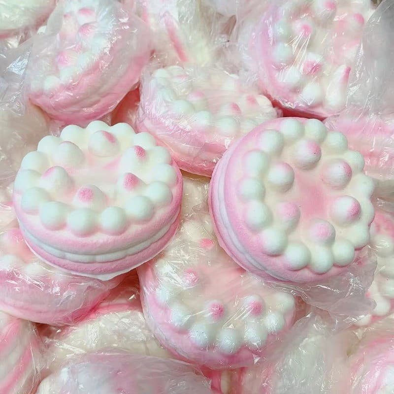 Taba Mole Morango Bolo Alívio Do Estresse Brinquedo Sensorial Brinquedos Para Crianças Adultos Ansiedade Relaxamento , A