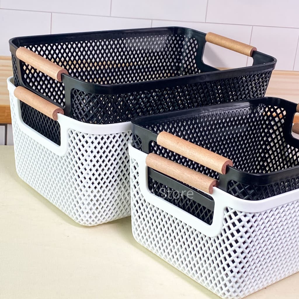 Cesto Organizador Multiuso Fruteira Plástico Decorativa para Casa Cozinha Mesa Posta Café
