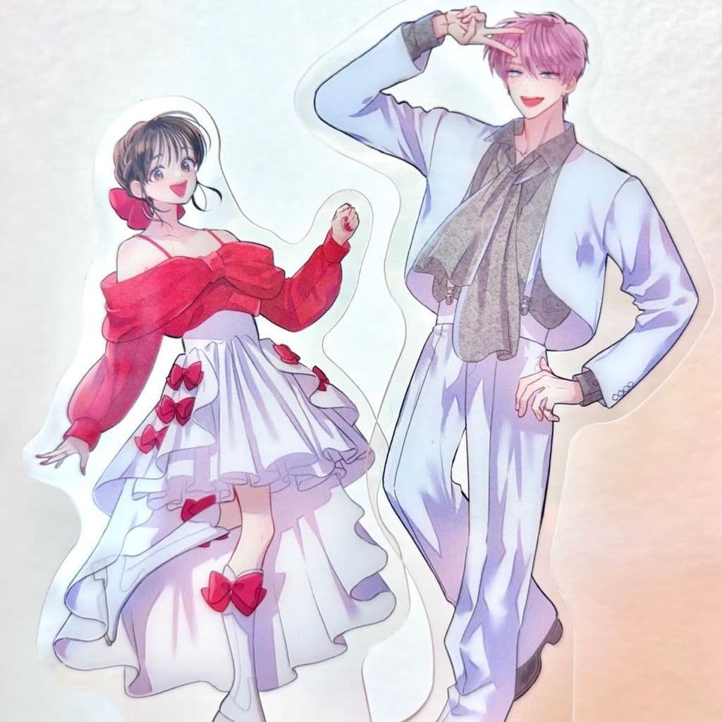 Tamon-kun, eu te encontrei! Suporte de Acrílico para Chaveiro de Anime, Acessório Colecionável para Decoração de Mesa Fu