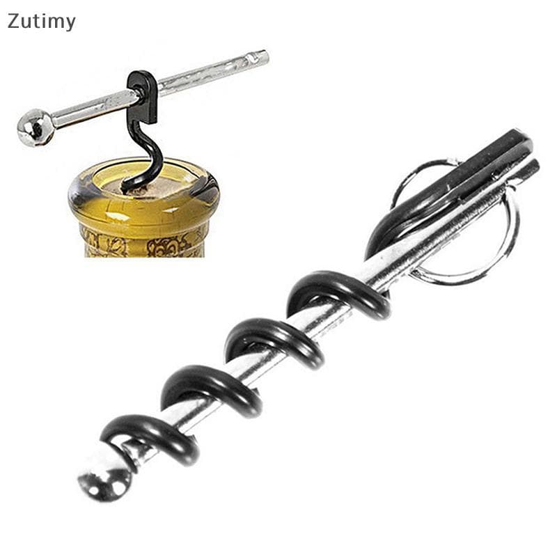 [Zutimy] Novo Mini Saca-Rolhas Para Exterior , Chaveiro Portátil , Abridor De Garrafas , Cozinha Doméstica COD