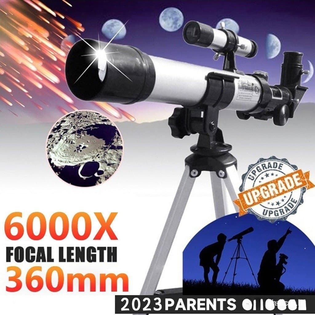 TELESCOPIO ASTRONOMICO PROFISSIONAL TRIPÉ AJUSTÁVEL 6000X TELESCOPE ASTRONOMICA PROFISSIONAL TELESCÓPIO LUNETA ASTRONÔM
