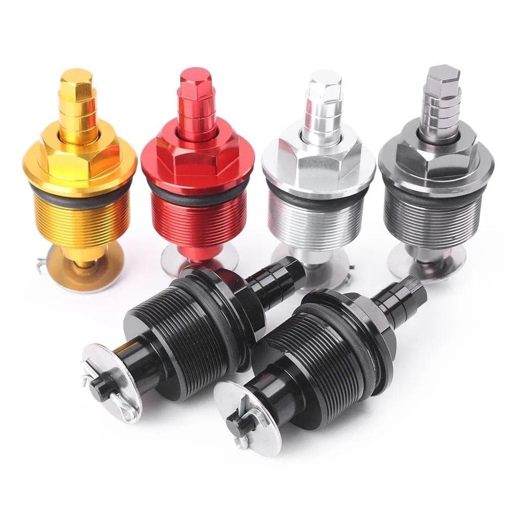 CNC Moto Amortecedor Dianteiro Parafuso Capa Ajustadores De Pré-Carga Parafusos Garfo Para Honda CBF125 31MM Peças De Al