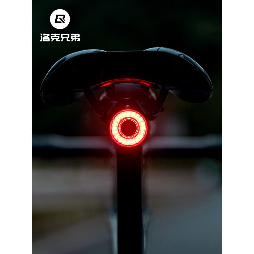 Rock Brothers Luz Traseira de Bicicleta Inteligente Sensor de Freio Luz À Prova D 'Água Aviso Mountain Road Bike Equipam