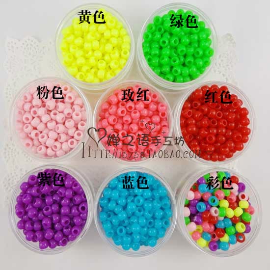 Diy artesanal miçangas Material 8*6mm grande buraco contas coloridas doces contas acessórios de roupas 100 peças preço