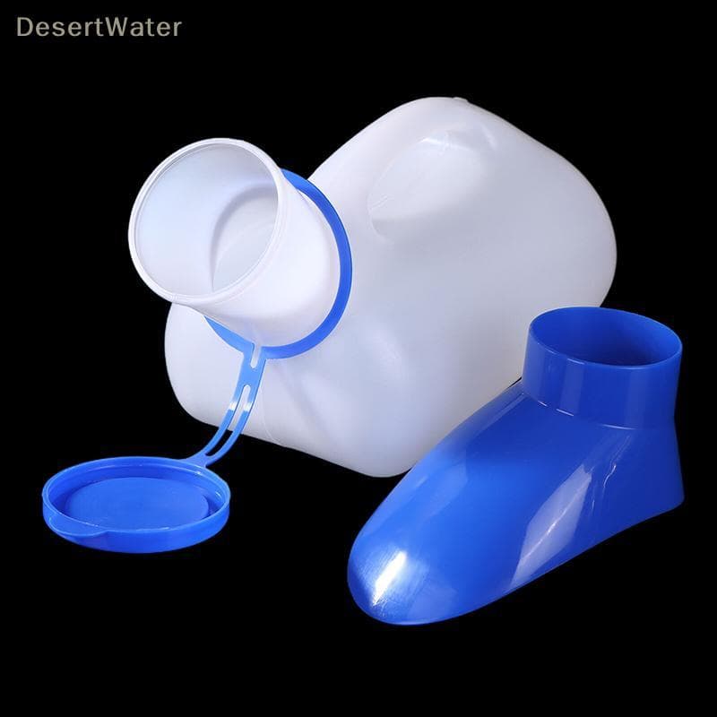 < DesertW > 1000ML Unissex Mictório Móvel Toalete Xixi Ferramenta De Armazenamento Grande Capacidade Viagem Garrafa Thie