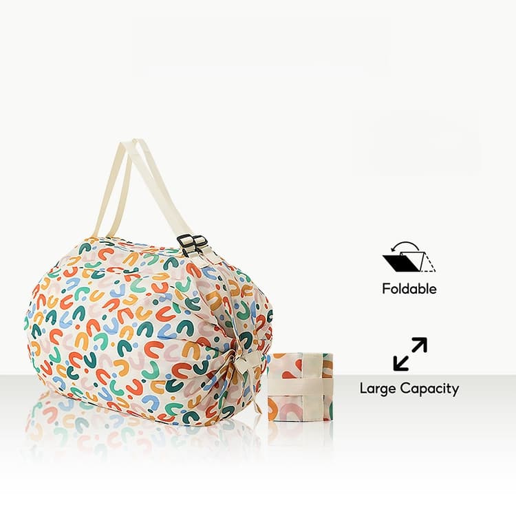 Sacola De Compras Dobrável Para Viagem
