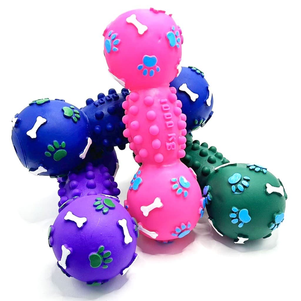 Brinquedo Mordedor Pet Halteres Pata Osso Pequeno - Lion Pet