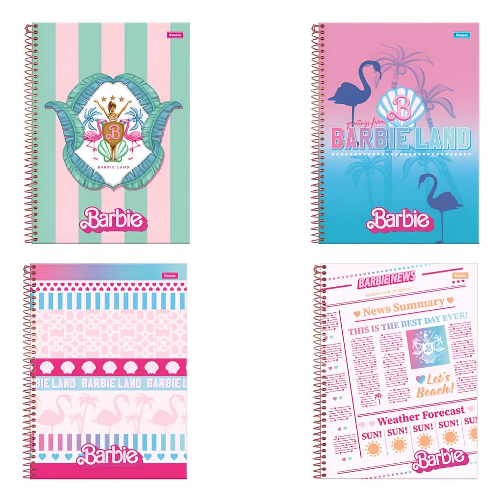 4 Caderno 10 Mat 160 Folhas Personagem Capa Dura