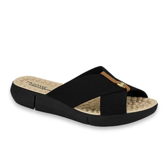 Tamanco Modare Chinelo Feminino Ortopédico Massageador Cruzado X Fascite Plantar Esporão 7142.101