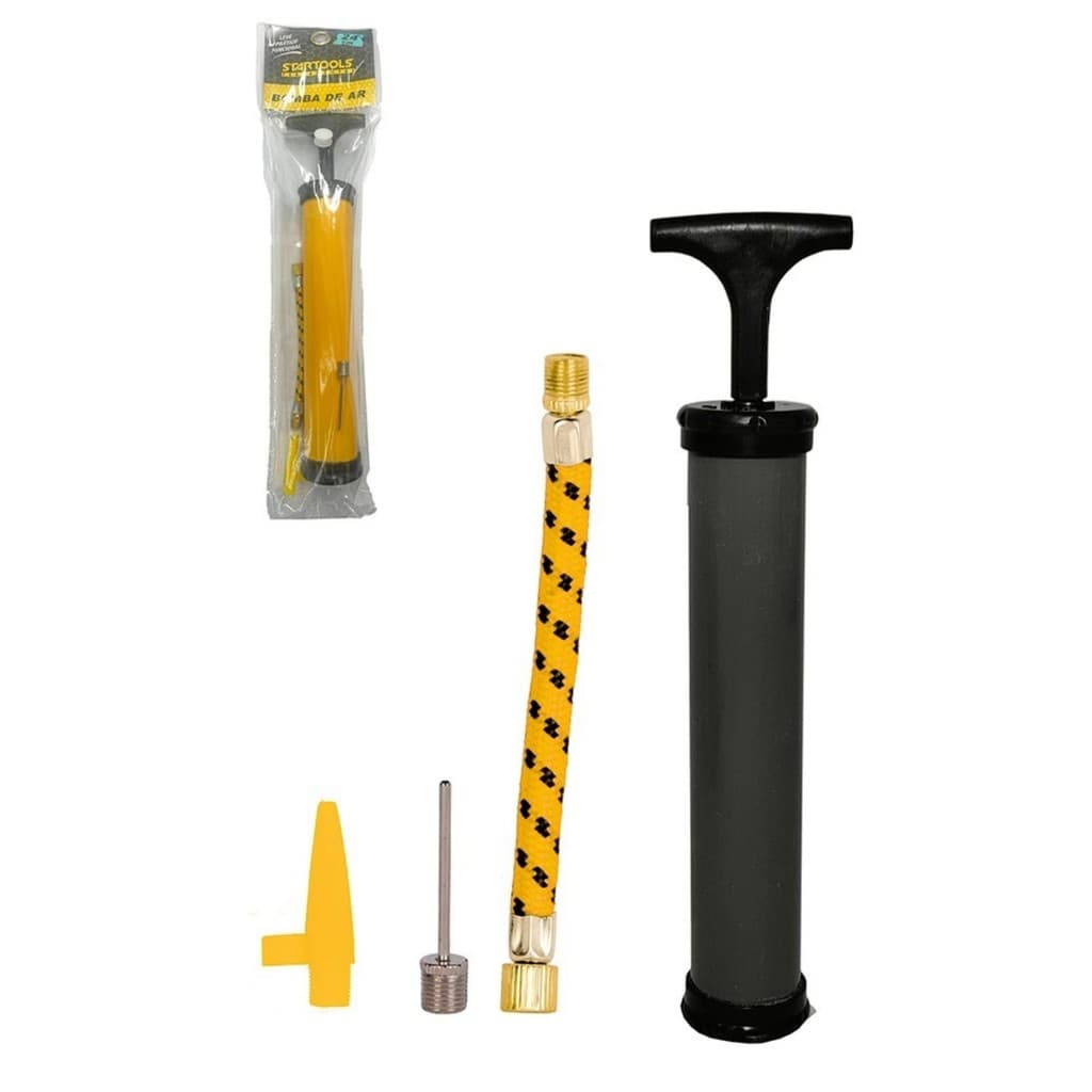 Bomba de Ar Bola de Futebol/Volei e Basquete 24cm - Startools