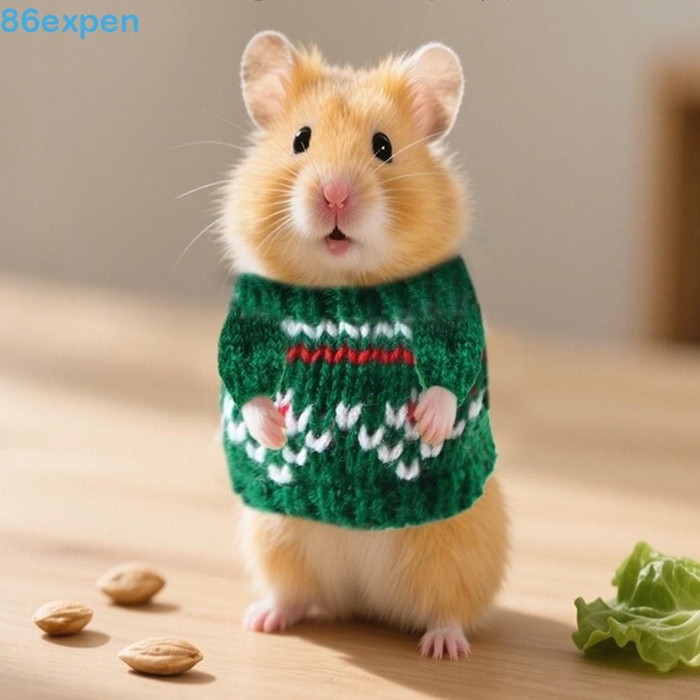 EXPEN1 Suéter De Hamster , Quente E Fofo Para Animais De Estimação Pequenos Malha Macio À Prova De Mastigação , Decoraçã
