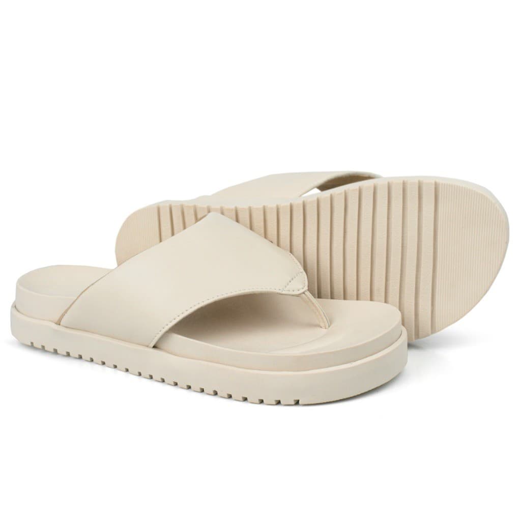 PAPETE FEMININA SANDALIA DE DEDO PLATAFORMA TENDENCIA CASUAL