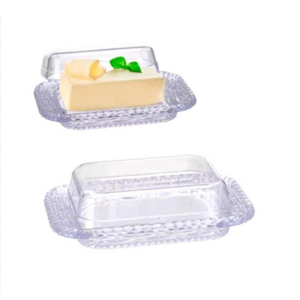 Porta Manteigueira Cristal Premium pote para manteiga