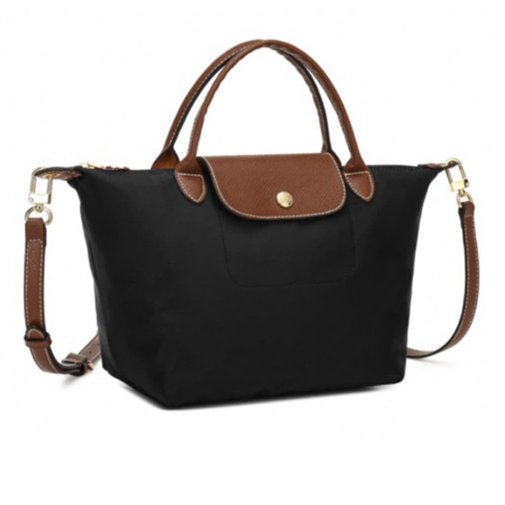 Bolsa Feminina Tote Nylon Impermeável com Alça Transversal Ajustável – Casual e Versátil