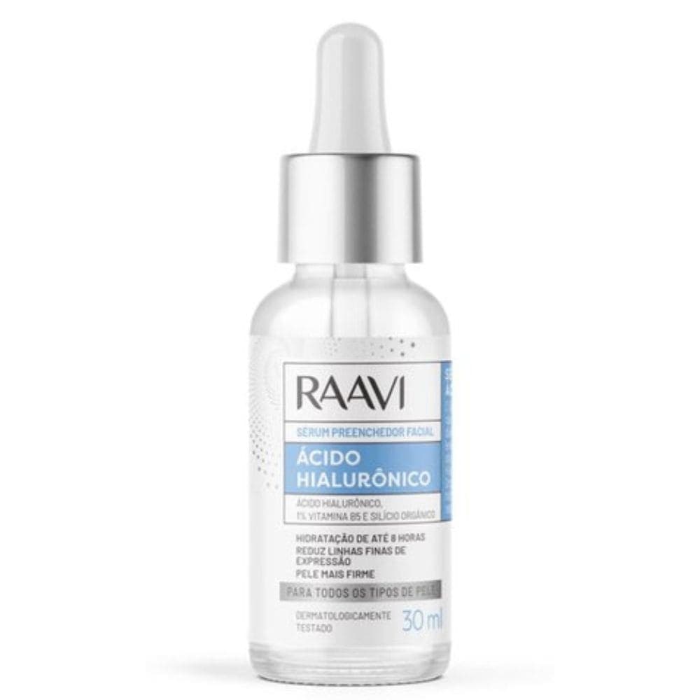 Sérum Preenchedor Facial Ácido Hialurônico Raavi 30ml