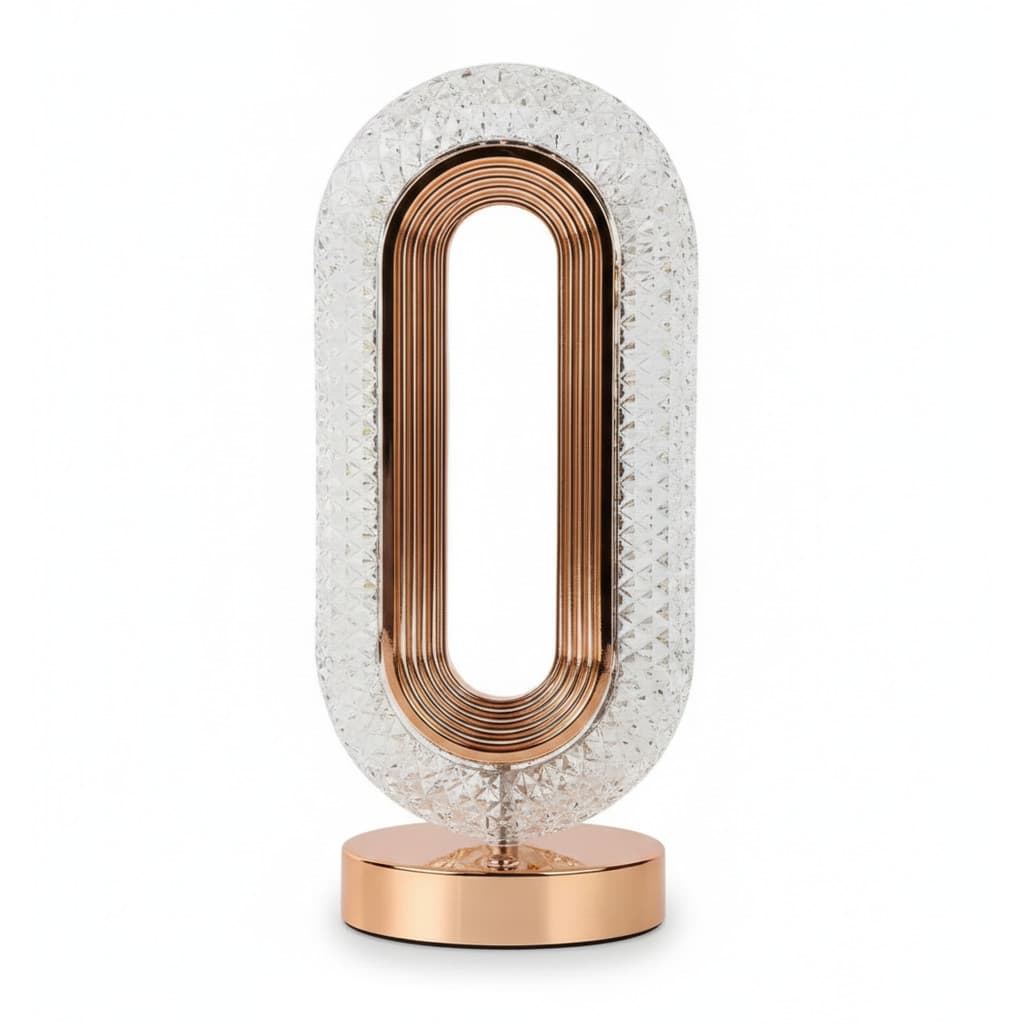 RETRÔ - Luminária Abajur Cristal Led Touch Recarregáve - Original Premium Lacrado Envio Rápido
