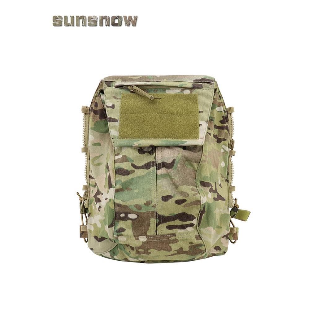 [Sun Snow Made] CP zip _ em 2.0 Bolsa escolar pequena Painel traseiro elástico camuflado JPC Bolsa com painel traseiro c