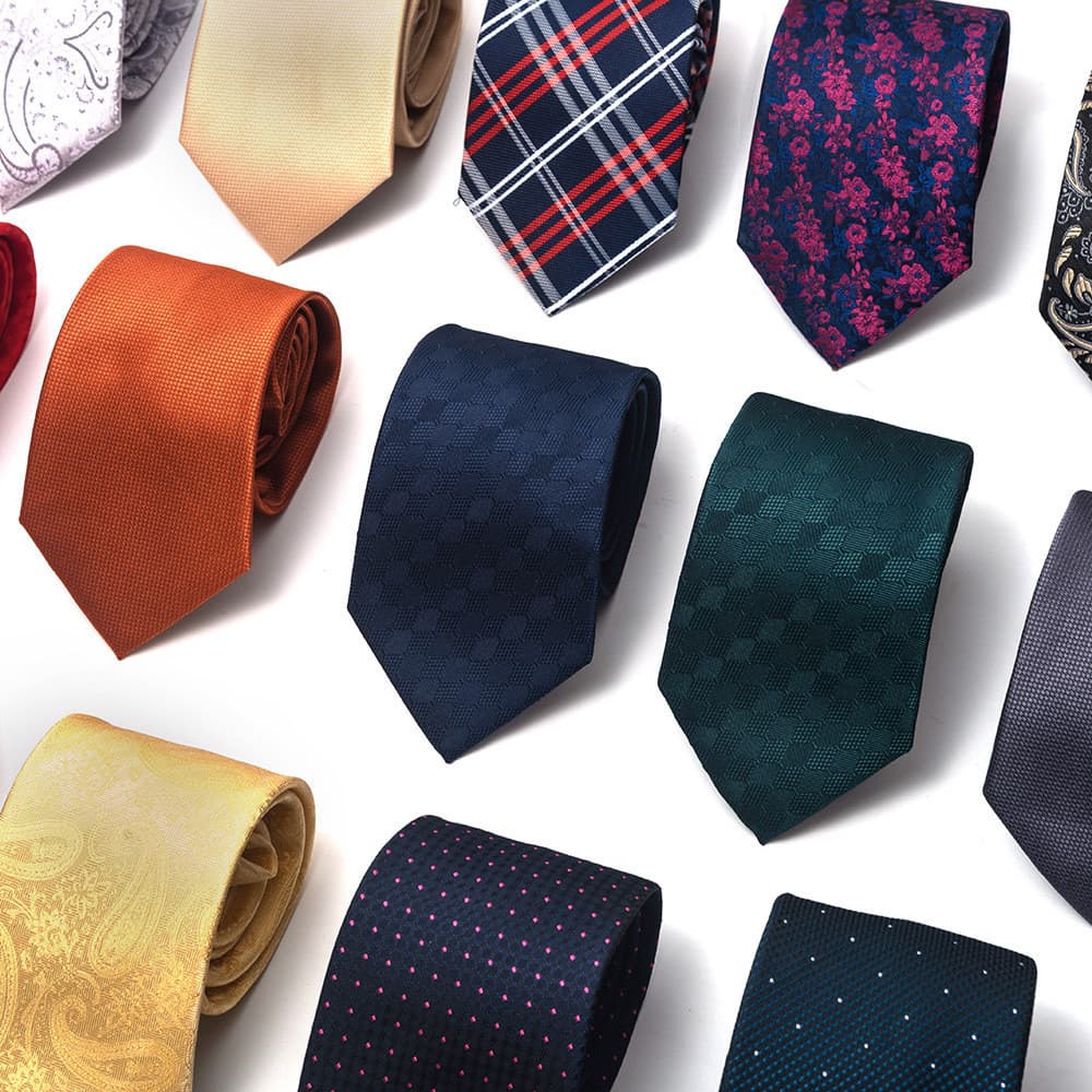 Primavera verão novo estilo azul série gravata masculina estilo britânico negócios moda fio-tingido Jacquard gravata de