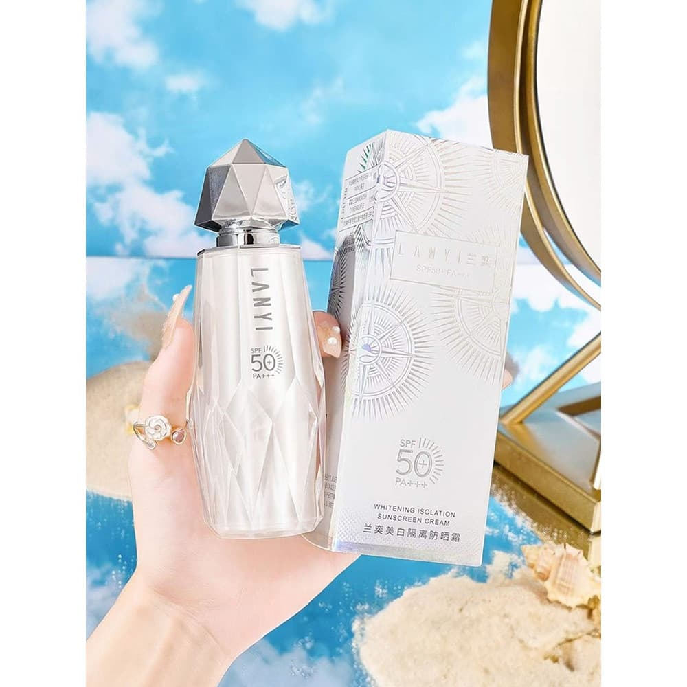 Lanyi Whitening Isolamento Protetor Solar Creme Corretivo Três em Um Hidratante Anti-Ultravioleta À Prova D 'Água À Prov