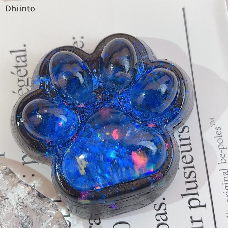 [Dhiint] Céu Estrelado Squishy Cat Paw Stress Relief Brinquedo De Descompressão Recuperação Lenta Pitada Novo Fidget Par