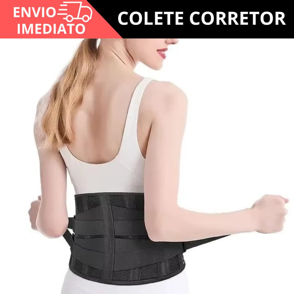 Cinta Modelador Compressao Modeladora Colete Cinta Para Coluna Cinta Modeladora